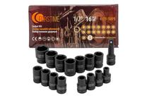Smūginių galvučių komplektas Forstime FT-4179-5MPB, 8 - 27 mm, 1/2"