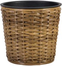 Gėlių vazonas Home4you, plastikinis, Ø 30 cm, ruda sp.