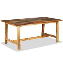 Stalas VLX 244802, ruda sp., 180 cm x 90 cm x 76 cm