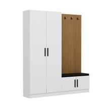 Prieškambario baldų komplektas Kalune Design Noah 8289, balta sp.