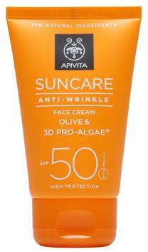 Kremas įdegio priežiūrai Apivita SPF50, 50 ml