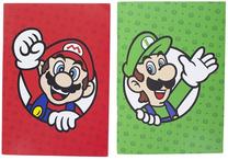 Piezīmju bloknots Pyramid International Super Mario Set of 2 Notebooks, sarkana krās./zaļa krās., 2 gab.