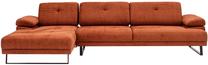 Kampinė sofa Hanah Home Mustang Small, oranžinė sp., kairinė, 174 x 274 cm x 83 cm