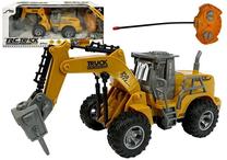 Traktorius Lean Toys Construction Car LT5775, 1:30, geltona sp.