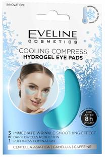 Sejas kopšanas līdzeklis, plāksnītes Eveline Cooling Compress Hydrogel, 2 gab.