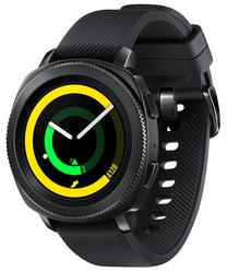 Viedais pulkstenis Samsung Gear Sport, melns krās.
