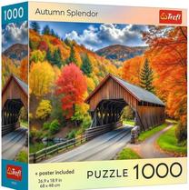 Dėlionė Trefl USA Collection Autumn Splendor, 48 cm x 68 cm, 1000 vnt., įvairių spalvų