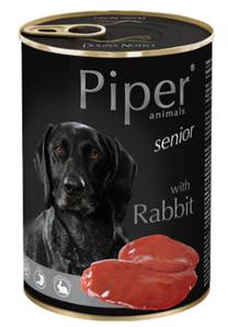Gardums suņiem Piper Senior Rabbit, truša gaļa, 0.4 kg