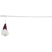 Žaislas ant pagaliuko katėms Trixie Xmas TX-92709, balta sp./raudona sp., 46 cm