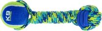 Žaislas šuniui, tąsymui Zeus K9 Fitness 3678, 28 cm, mėlyna sp./žalia sp.