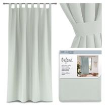 Ночная штора Restilo Oxford Tab, серый цв., 140 см x 250 см