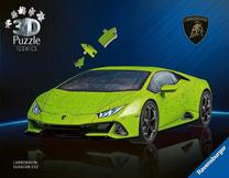 3D dėlionė Ravensburger Huracan EVO, 152 vnt., žalia sp.