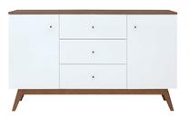 Комод Heda KOM2D2S, 150 x 40.5 cm x 90 cm, коричневый цв./белый цв. Товар с повреждённой упаковкой.