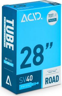 Dviračių padangų kamera ACID Road TUBE213, guma, juoda sp., 28"