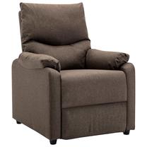 Krėslas VLX Fabric 248688, ruda sp., 90 cm x 73 cm x 97 cm