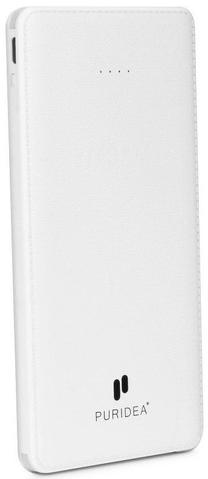 Lādētājs-akumulators (Power bank) Puridea, 5000 mAh, balta krās.