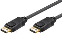 Laidas MicroConnect Displayport Dipslay Port Male (vyriška), Dipslay port Male (vyriška), 1.8 m, juoda sp.