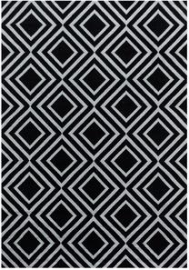Kilimas vidaus Ayyildiz Costa Geometric, juoda sp., 170 cm x 120 cm