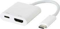 Adapteris Estuff USB 2.0 C male, HDMI, 0.15 m
