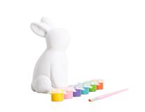 Rinkinys "Zuikis" Homla Craftify 764004, 7.5 cm x 6 cm x 12 cm, balta sp.