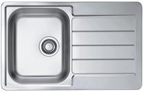 Virtuvinė plautuvė Alveus Line Max 80 Satin, nerūdijantysis plienas, 79 cm x 50 cm x 19 cm, sidabro sp.