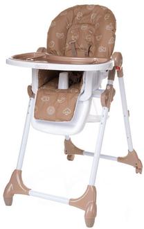 Стульчик для кормления 4Baby Decco, коричневый цв.