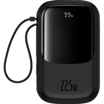 Nešiojamas įkroviklis (Power bank) Baseus Qpow Pro+, 20000 mAh, 22.5 W, juoda sp.