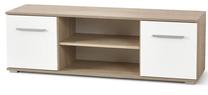 TV staliukas Lima RTV1, ąžuolo/balta, 40 cm x 137 cm x 44 cm