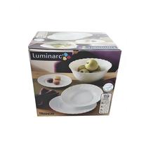 Обеденный сервиз Luminarc Trianon 00144, стекло/закалённое стекло, белый цв., 19 шт.