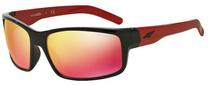 Спортивные солнцезащитные очки Arnette Fastball AN4202 23676Q, 62 мм, черный цв./oранжевый цв.