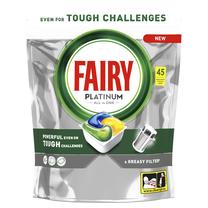 Nõudepesumasina kapslid Fairy Platinum Lemon, 45 tk