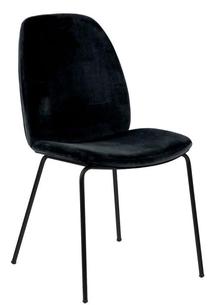 Valgomojo kėdė Carmen, matinė, juoda sp., 63 cm x 48.5 cm x 87.5 cm