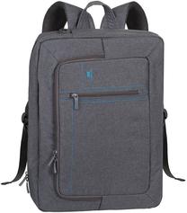 Portatīvā datora mugursoma Rivacase Transformer Laptop, pelēka krās., 16"
