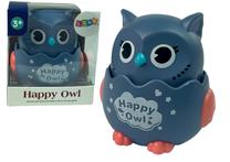 Игрушка Lean Toys Happy Owl, 8 см, синий цв.