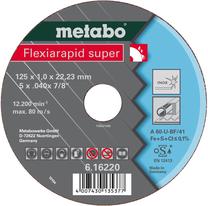 Pjovimo diskas kampiniam šlifuokliui Metabo, 125 mm x 1.6 mm x 22.23 mm