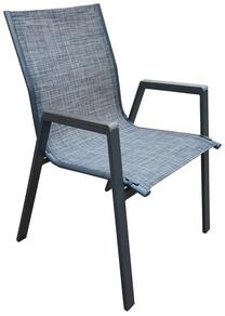 Lauko kėdė Home4you Delgado 19387, pilka sp., 61 cm x 56 cm x 90 cm
