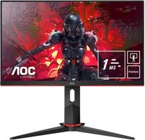 Monitorius AOC 24G2U/BK, 1 ms, juoda sp., 23.8" Prekė su pažeista pakuote.