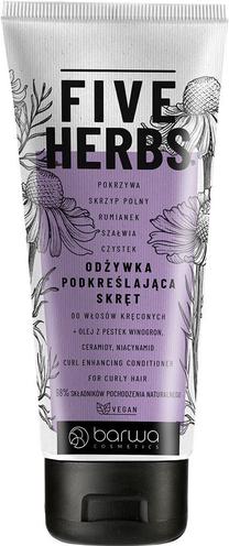 Plaukų kondicionierius Barwa Five Herbs Curl, 180 ml