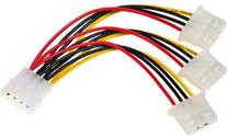 Адаптер Akyga 4 pin Molex, 4 pin Molex male x 3, 0.15 м