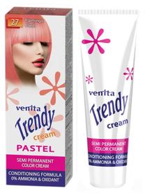 Matu krāsa Venita Trendy Color, flamingo flash krās., Flamingo Flash 27, 75 ml