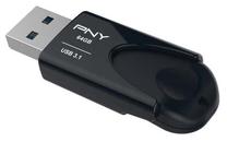 USB atmintinė PNY Attaché 4 FD64GATT431KK-EF, juoda sp., 64 GB