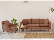 Sofos rinkinys Hanah Home Sofia Set, ruda sp., 94 x 215 cm x 81 cm