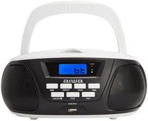 Magnetola Aiwa BBTU-300BW, 5 W, balta sp./juoda sp.