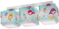Valgusti lagi Dalber Mermaids 63443, E27, 3 x 15 W, sinine v./oranž v. / valge v., 15.5 x 15.5 cm