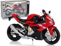 Игрушечный мотоцикл Lean Toys Die-Cast BMW S1000RR 9944, красный цв.