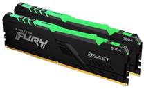 Operatyvioji atmintis (RAM) Kingston Fury Beast RGB, DDR4, 64 GB, 3000 MHz