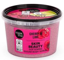 Kūno odos šveitiklis Organic Shop Cherry & Lime, 250 ml