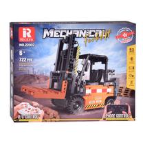 Konstruktorius Mechanical Forklift ZA5796, 722 vnt., juoda sp./oranžinė sp.