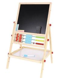 Доска для рисования Kruzzel Double-Sided Wooden Board, 67 см, коричневый цв.