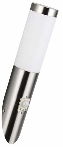 Sieninis lauko šviestuvas Trio Trioto 209769107, 25W, E27, IP44, nikelio sp., 7.5 cm x 39 cm
